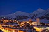 VILLAGE OF SESTRIERE BY NIGHT, ITALY