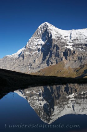 THE NORTH FACE OF EIGER, OBERLAND, SWITZERLAND
