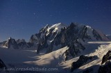 Le Mont-Blanc de nuit;, Chamonix