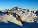 L'aiguille du Midi au lever du jour, Chamonix