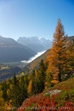 Couleurs d'automne sur le Mont-Blanc