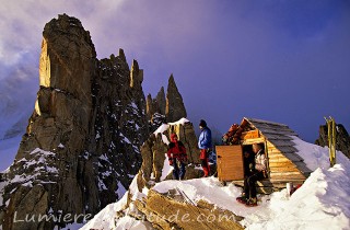 Refuge bivouac des periades, Massif du Mont-Blanc, Haute-savoie, France