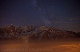 Mont-Blanc de nuit, Chamonix France
