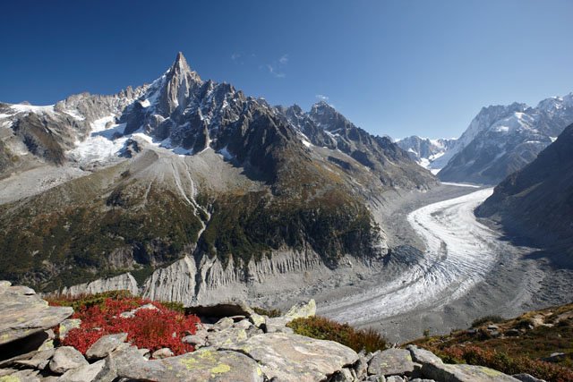 The Dru and  Mer de Glace