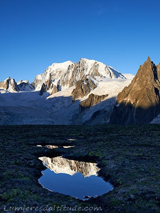 Le Mont-Blanc et son reflet