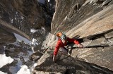 Escalade des aiguilles des diables, Massif du Mont-Blanc, Haute-savoie, France