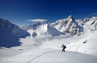 randonnee a ski, col de Malatra, Massif du Mont-Blanc, 
