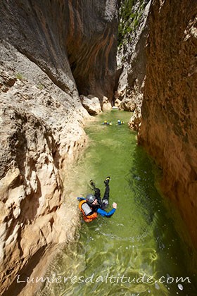 Gorgas Negras, canyoning, Espagne