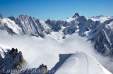 Alpinistes sur l'arete Midi-Plan, Chamonix