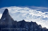 L'aiguille du Dru et ses nuages orographiques, Chamonix