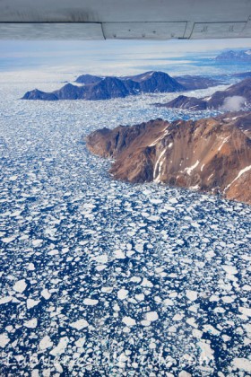 Groenland, Kulusuk, la banquise en juillet 