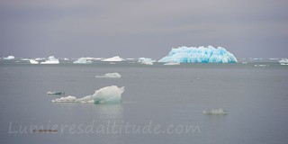 Groenland, iceberg en devive
